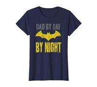 Batman Dad by Day Papa bei Tag, Batman by Nacht T-Shirt, Damen, Marineblau, XXL