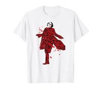 Batman Dark Knight Joker Covered in Laughter T Shirt T-Shirt, Herren, Weiß, 5XL