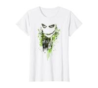 Batman Dark Knight Joker Engine of Chaos T Shirt T-Shirt, Damen, Weiß, L