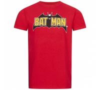Batman DC COMICS Vintage Bat Herren T-Shirt FBMTS828RED L