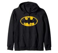 Batman Emblem Vintage Shield Logo für DC Fans Kapuzenjacke