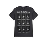 Heroes Inc DC Batman T-Shirt Many Moods of Batman Größe L Shirts Grau