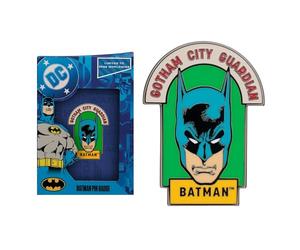 Batman Gotham City Guardian Emaille Pin Badge - Limited Edition Individuell nummeriertes Metall Sammlerstück | Offiziell lizenzierte DC Comics