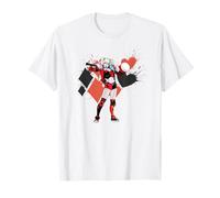 Batman Harley Quinn Diamonds and Hearts T-Shirt