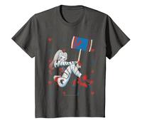 Batman Harley Quinn Playing Card Suit Camiseta T-Shirt, Kinder, Anthrazit, 152