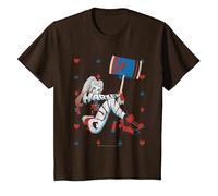 Batman Harley Quinn Playing Card Suit Camiseta T-Shirt, Kinder, Braun, 152