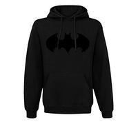 Batman Herren Kapuzenpullover, Schwarz, XL