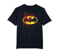 Batman Joker Graffiti T Shirt T-Shirt, Herren Große Größen, Schwarz, 6X Tall