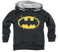 BATMAN Kids - Spray Logo Unisex Kapuzenpullover schwarz