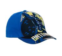 Batman Kinder Basecap Gr. 52-54 - Batman Classic Jungen Baseballkappe/Mütze aus 100% Baumwolle (Print 100% Polyester) - Schwarz oder Blau, Bekleidungsgröße: 52, Farbe: Blau
