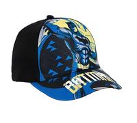 Batman Kinder Basecap Gr. 52-54 - Batman Classic Jungen Baseballkappe/Mütze aus 100% Baumwolle (Print 100% Polyester) - Schwarz oder Blau, Bekleidungsgröße: 54, Farbe: Schwarz