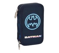 Batman Legendary Schulmäppchen für Kinder, Federmäppchen mit Farben, mit 28 nützlichen Utensilien, ideal für Kinder von 5 bis 14 Jahren, bequem und vielseitig, Qualität und Widerstandsfähigkeit, 12,5
