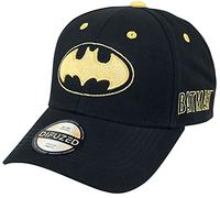 Batman Logo Männer Cap schwarz 100% Baumwolle DC Comics, Fan-Merch, Filme, Superhelden