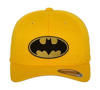 Batman Offizielles Lizenzprodukt Logo Premium Flexfit Cap (Gelb), Klein/Mittel