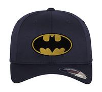 BATMAN Offizielles Lizenzprodukt Logo Premium Flexfit Cap (Marineblau), Groß/X-Large