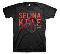 BATMAN Offizielles Lizenzprodukt Selina Kyle is Catwoman Herren T-Shirt (Schwarz), Klein