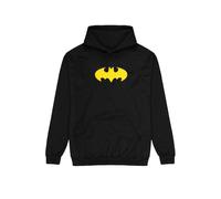 Batman - Patch - Hoodie - Schwarz - M - 65% Baumwolle, 35% Polyester,Schweiß Schwarz M