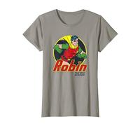 Batman Robin The Boy Wonder T Shirt T-Shirt, Damen, Schiefergrau, XXL