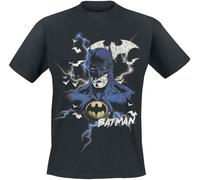 Batman Serious Face T-Shirt schwarz in M