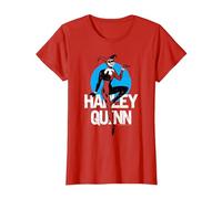 Batman: The Animated Series Harley Quinn T Shirt T-Shirt, Damen, Rot, XL