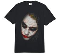 Batman The Dark Knight Heath Ledger Large Joker Face Comfort Colors Adult Heavyweight T-Shirt
