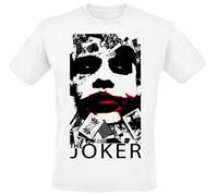 Batman The Joker - Red Lips T-Shirt weiß in 4XL