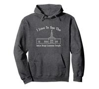 Baton Rouge LA Temple, ich Liebe es, Meinen Tempel zu sehen, glücklich Pullover Hoodie