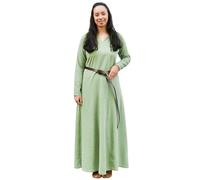 Battle-Merchant Bodenlanges Mittelalter Kleid Tyra, für Damen, Langarm | Wikinger, Mittelalter, Kleidung für LARP & Cosplay