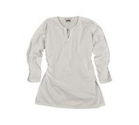 Battle-Merchant Einfache Tunika Gunther, langarm, Natur Mittelalter Hemd LARP Re-Enactment Größe XL