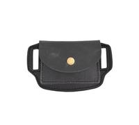 Battle-Merchant Gürteltasche aus Leder, Schwarz | Portemonnaie für den Gürtel, Kleine Geldbörse, Tasche für EC-Karte, Scheine & Schlüssel
