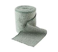 Battle-Merchant Mittelalter Diamantköperband mit Muster | Baumwollband Wadenwickel 7m | Damen und Herren | Baumwolle | Gürtel Zierborte | Wikinger | Haithabu (Grün/Hellgrün)