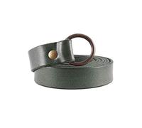 Battle-Merchant Mittelalter Ledergürtel, Ringschnalle | ca. 21 mm Breit, Unisex, Damen & Herren, Wikingergürtel, Piraten, Langgürtel, Für LARP, Reenactment & Fantasy Cosplay