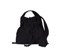Battle-Merchant Mittelalter Umhängetasche für Damen und Herren aus Baumwolle | Schultertasche oder Schulterbeutel aus Canvas | Karneval Pilgertasche aus Stoff diverse Farben (Schwarz)