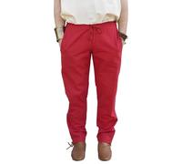 Battle-Merchant Mittelalterhose Hagen, Herren, Rot, S
