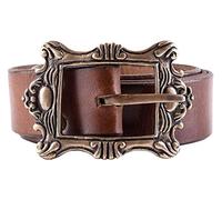 Battle-Merchant Piratengürtel, braun, mit Messingschnalle