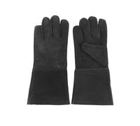 Battle-Merchant Stulpenhandschuh aus Wildleder, Schwarz, Größe L (9) | Fechthandschuhe, Ritterhandschuhe, Mittelalter, LARP, Reenactment, Schaukampf, Fantasy Cosplay