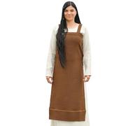 Wikinger Schürzenkleid Diamantköper, braun, „Annik“ M
