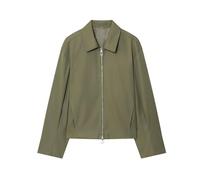 Battnot Bomberjacke Damen Kurz Blouson Jacket leichte Fliegerjacke Langarm Casual Übergangsjacke Damen Crop Jacke frühling Leichte Sommerjacke Kurzer Mantel Parka Jacket Herbstjacke Streetwear