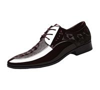 Battnot Herren Anzugschuhe Klassischer Business Lederschuhe Schuhe Derby Oxfords Hochzeit Schuhe Anzugschuhe Herren Schnürschuhe Klassischer Business Derby Formell Business Casual Schuhe