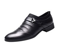 Battnot Herren Klassischer Anzugschuhe Herren Derby Schnürhalbschuhe Oxford Schuhe Smoking Lackleder Business Freizeit Herrenschuh Mokassins Halbschuhe Business Schuhe Oxfords Derby Schnürhalbschuhe