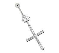 Bauchnabelpiercing ADELIA´S "Piercing Bauchnabelpiercing", silber, Piercings, Damen, onesize, Chirurgiestahl, aus 316l Stahl (99566212-0) silber