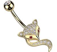 Bauchnabelpiercing Fuchs Zirkonia