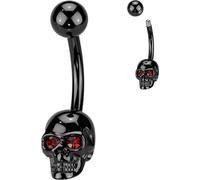 Bauchnabelpiercing Totenkopf