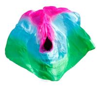 Bauchtanz-Schleier, Bauchtanz-Schleier, echte Seide, mehrfarbig, mehrere Größen, Accessoire, Schal, Praxis(Rtg,250x114cm)