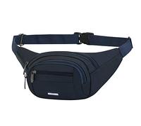 Bauchtasche Damen Herren Mädchen Stylisch Gürteltasche Wasserdicht Einstellbare Bum Hüfte Multifunktionale Hüfttasche Für Running Reise Sport Wanderung & alle Outdoor Aktivitäten (Dunkel Blau)