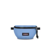 Bauchtasche EASTPAK "SPRINGER", Damen, Gr. B/H/T: 23cm x 16,5cm x 8,5cm, schwarz (hellblau), Textil, Taschen, Unisex Gürteltasche, Minibag im lässigen Look, mit Logo-Aufnäher (26039847-0) hellblau