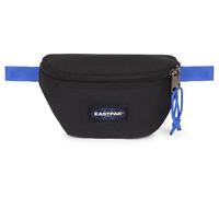 Bauchtasche EASTPAK "SPRINGER", Damen, Gr. B/H/T: 23cm x 16,5cm x 8,5cm, schwarz (schwarz, blau), Textil, mehrfarbig, Taschen, Unisex Gürteltasche, Minibag im lässigen Look, mit Logo-Aufnäher (5016020