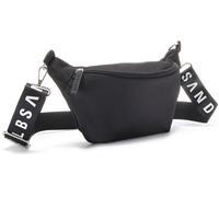 Bauchtasche ELBSAND "Umhängetasche", Damen, Gr. B/H/T: 26cm x 12cm x 7cm, schwarz, Textil, clean, unifarben, Taschen, Crossbody Bag, Gürteltasche, Brusttasche, Hüfttasche VEGAN (49492832-0) schwarz