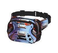 Bauchtasche für Damen und Herren, Crossbody-Hüfttasche, magische E-Gitarre, Musik, Gürteltasche mit verstellbarem Riemen, Hüfttasche