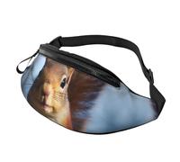 Bauchtasche für Damen und Herren, Sling-Rucksack, Eichhörnchen, lustige Tier-Umhängetasche, Gürteltaschen mit verstellbarem Riemen
